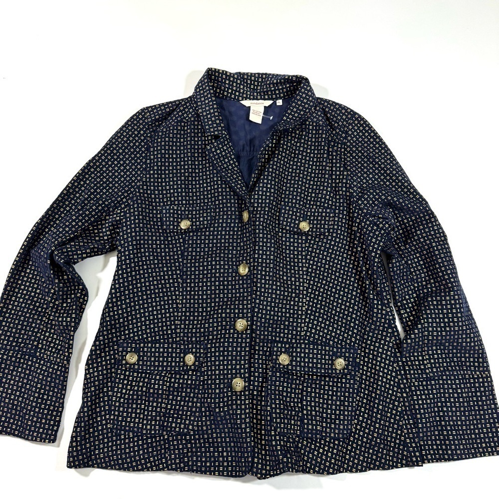 Sundance Micro Corduroy Jacket Unlined Blue Gold